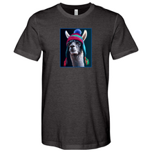 Load image into Gallery viewer, Llama Blue Heathered Tee