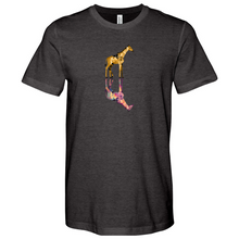 Load image into Gallery viewer, Giraffe Reflection Heathered Tee