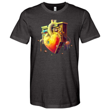 Load image into Gallery viewer, Flushing Heart-Min Heathered Tee