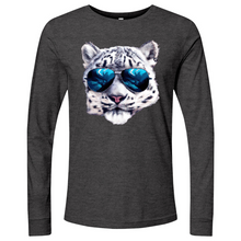 Load image into Gallery viewer, Snow Leopard Blue Sunglasses Long Sleeve