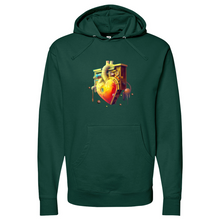 Load image into Gallery viewer, Flushing Heart Midweight Hooded Sweatshirt