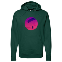 Load image into Gallery viewer, Purple Parachuter Midweight Hooded Sweatshirt
