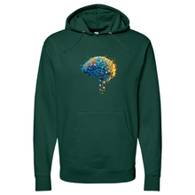 Load image into Gallery viewer, Atoms Brain Midweight Hooded Sweatshirt