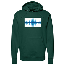 Load image into Gallery viewer, Blue Frequency 02 Midweight Hooded Sweatshirt