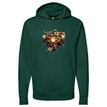 Load image into Gallery viewer, Heart Pipes Midweight Hooded Sweatshirt
