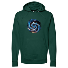 Load image into Gallery viewer, Sunset Waves Midweight Hooded Sweatshirt
