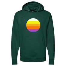 Load image into Gallery viewer, Pickleball Sunset Midweight Hooded Sweatshirt
