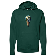 Load image into Gallery viewer, Melting Ice Cream Midweight Hooded Sweatshirt