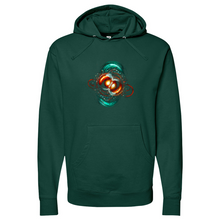 Load image into Gallery viewer, Atoms Face Midweight Hooded Sweatshirt