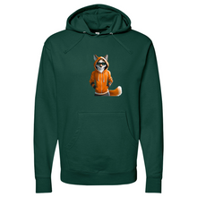 Load image into Gallery viewer, Orange Fox Midweight Hooded Sweatshirt