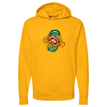 Load image into Gallery viewer, Atoms Face Midweight Hooded Sweatshirt