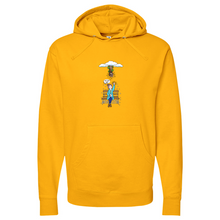 Load image into Gallery viewer, Woman Putting Her Fist Midweight Hooded Sweatshirt