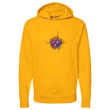 Load image into Gallery viewer, Colliding Atoms Midweight Hooded Sweatshirt