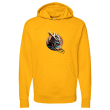 Load image into Gallery viewer, Japanese Warrior Brown Midweight Hooded Sweatshirt