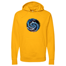 Load image into Gallery viewer, Sunset Waves Midweight Hooded Sweatshirt