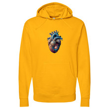 Load image into Gallery viewer, Flowing Heart Midweight Hooded Sweatshirt