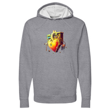 Load image into Gallery viewer, Flushing Heart Midweight Hooded Sweatshirt