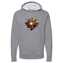 Load image into Gallery viewer, Heart Pipes Midweight Hooded Sweatshirt