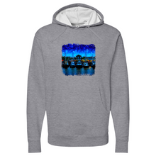 Load image into Gallery viewer, Shem Creek Starry Night Midweight Hooded Sweatshirt