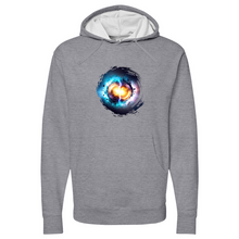 Load image into Gallery viewer, Colliding Atoms Midweight Hooded Sweatshirt