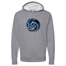 Load image into Gallery viewer, Sunset Waves Midweight Hooded Sweatshirt
