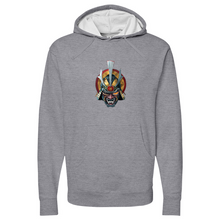Load image into Gallery viewer, Golden Eye Japanese Warrior Midweight Hooded Sweatshirt