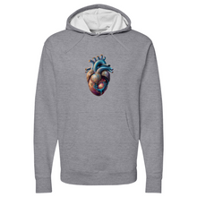 Load image into Gallery viewer, Flowing Heart Midweight Hooded Sweatshirt