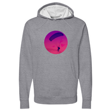 Load image into Gallery viewer, Purple Parachuter Midweight Hooded Sweatshirt