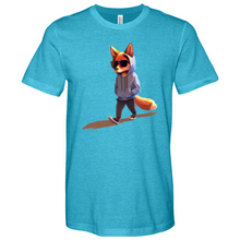 Load image into Gallery viewer, Hoodie Fox Heathered Tee