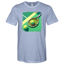 Load image into Gallery viewer, Retro Tennis Green Heathered Tee