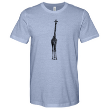 Load image into Gallery viewer, Giraffee Art Heathered Tee