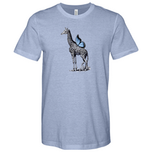 Load image into Gallery viewer, Giraffe Butterfly Heathered Tee