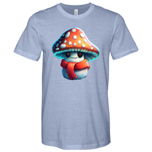 Load image into Gallery viewer, Little Shroomy With Scarf Heathered Tee