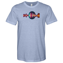 Load image into Gallery viewer, Frequency Waves Orb Heathered Tee