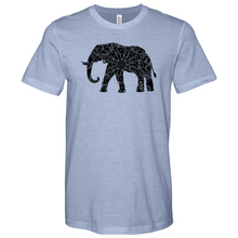Load image into Gallery viewer, Elephant Mandala Heathered Tee
