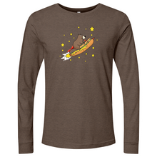 Load image into Gallery viewer, Beaver Riding A Hotdog Long Sleeve