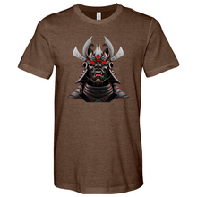 Load image into Gallery viewer, Silver & Red Japanese Warrior Heathered Tee