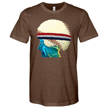 Load image into Gallery viewer, Baseball Head 01 Heathered Tee