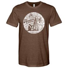 Load image into Gallery viewer, Houston Oil Pumpjack Heathered Tee