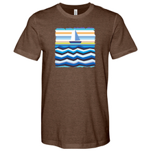 Load image into Gallery viewer, Boat at Sea Heathered Tee