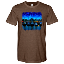 Load image into Gallery viewer, Shem Creek Starry Night Heathered Tee