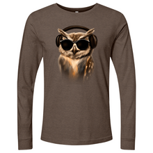 Load image into Gallery viewer, Owl in Headphones Long Sleeve