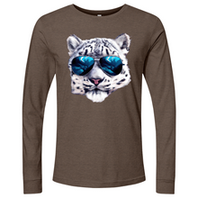 Load image into Gallery viewer, Snow Leopard Blue Sunglasses Long Sleeve