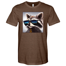Load image into Gallery viewer, Preppy Raccoon Heathered Tee