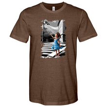Load image into Gallery viewer, Little Girl Smiling and Waving at the Camera 02 Heathered Tee