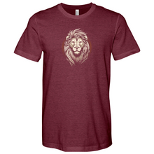 Load image into Gallery viewer, Lion Face Heathered Tee