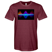 Load image into Gallery viewer, Frequency Red, Orange, Purple 02 Heathered Tee