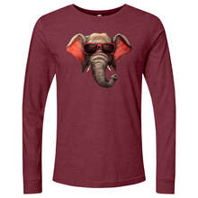 Load image into Gallery viewer, Red Glass Elephant Long Sleeve
