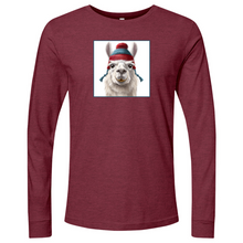 Load image into Gallery viewer, llama Red Long Sleeve