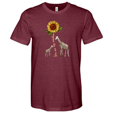 Load image into Gallery viewer, You Are My Sunshine Giraffes Heathered Tee